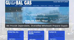 Desktop Screenshot of globalgas.com